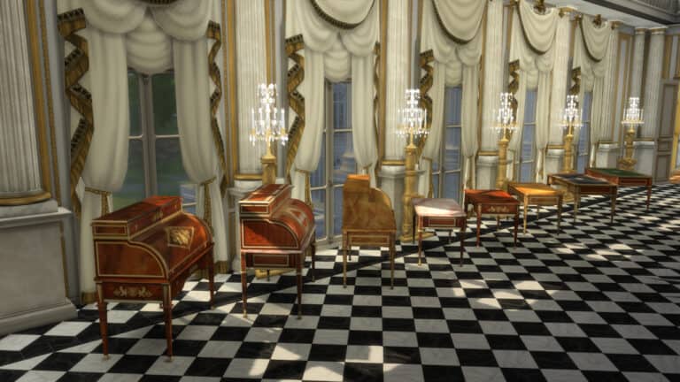 21+ Luxy Sims 4 Royal Furniture CC Packs Fit for a Monarch