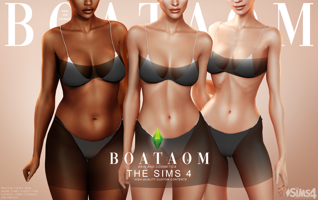sims 4 body presets female boataom