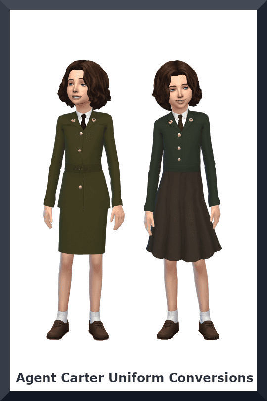 sims 4 military cc child uniform