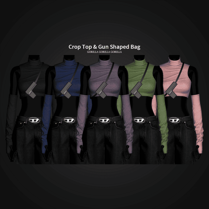 sims 4 military gear cc female top bag