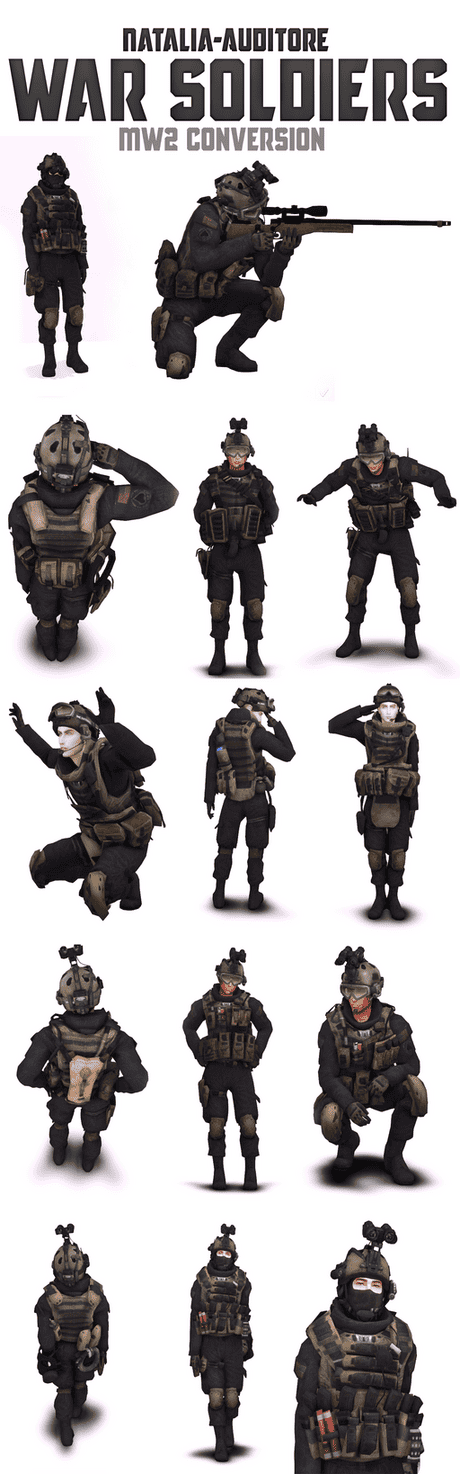 sims 4 military gear collection