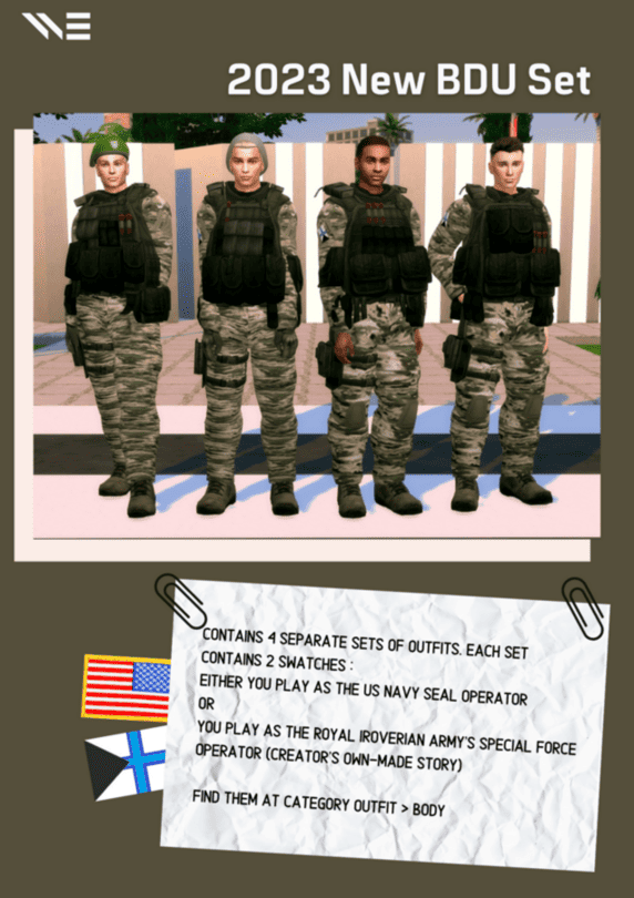 sims 4 military gear cc counter strike