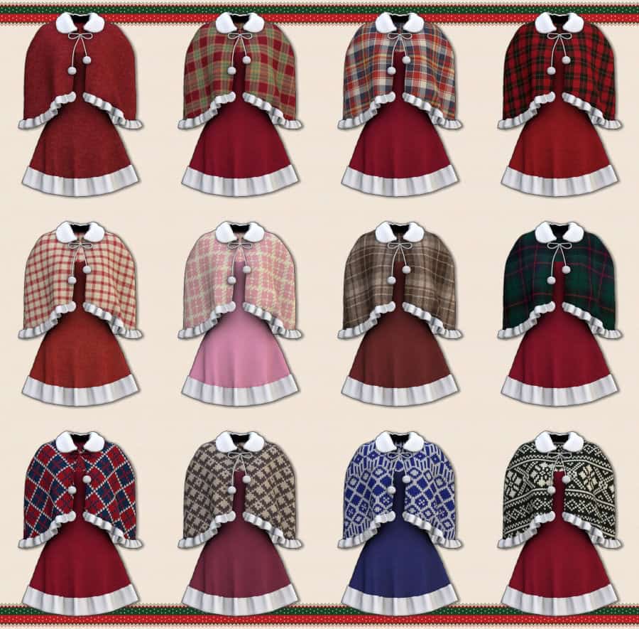Sims 4 Christmas CC Outfit