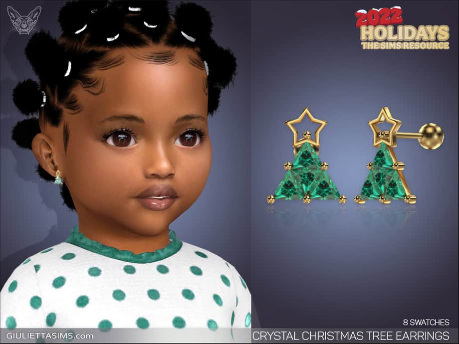 Sims 4 Christmas CC baby accessories