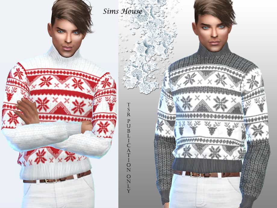 Sims 4 Christmas CC male