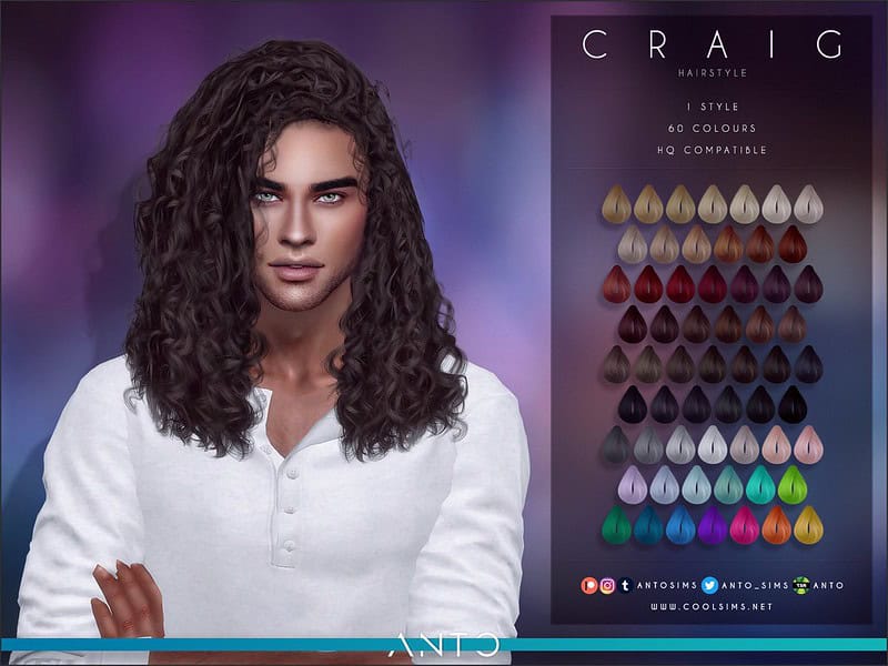Sims 4 Curly Hairstyles Craig