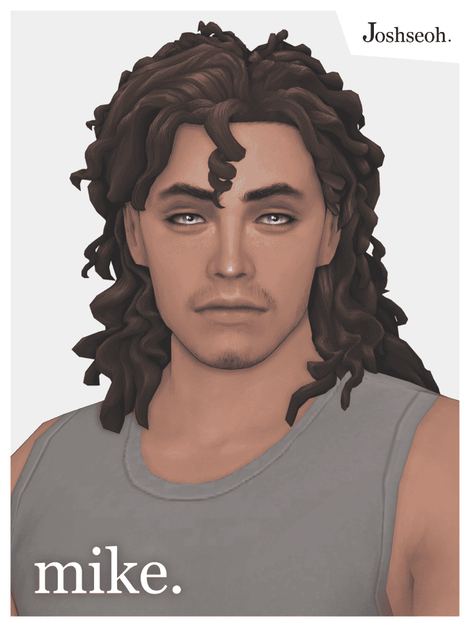 Sims 4 Curly Hairstyles Mike