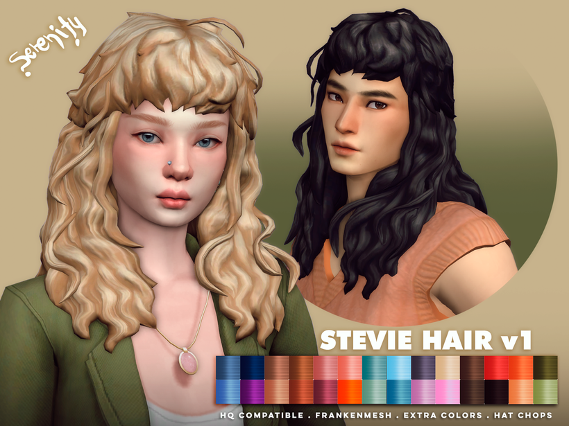 Sims 4 Curly Hairstyles Stevie