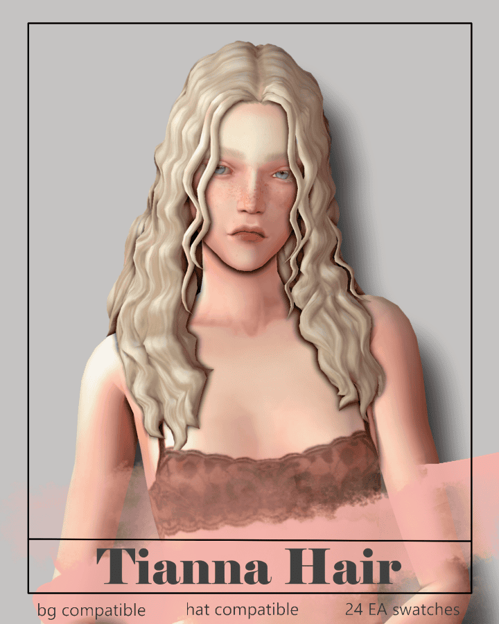 Sims 4 Curly Hairstyles Tianna