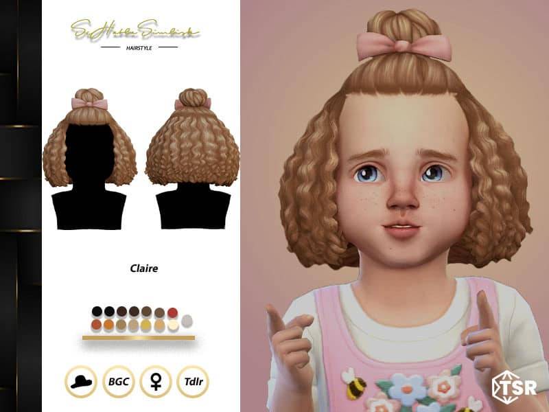 Sims 4 Curly Hairstyles Toddler