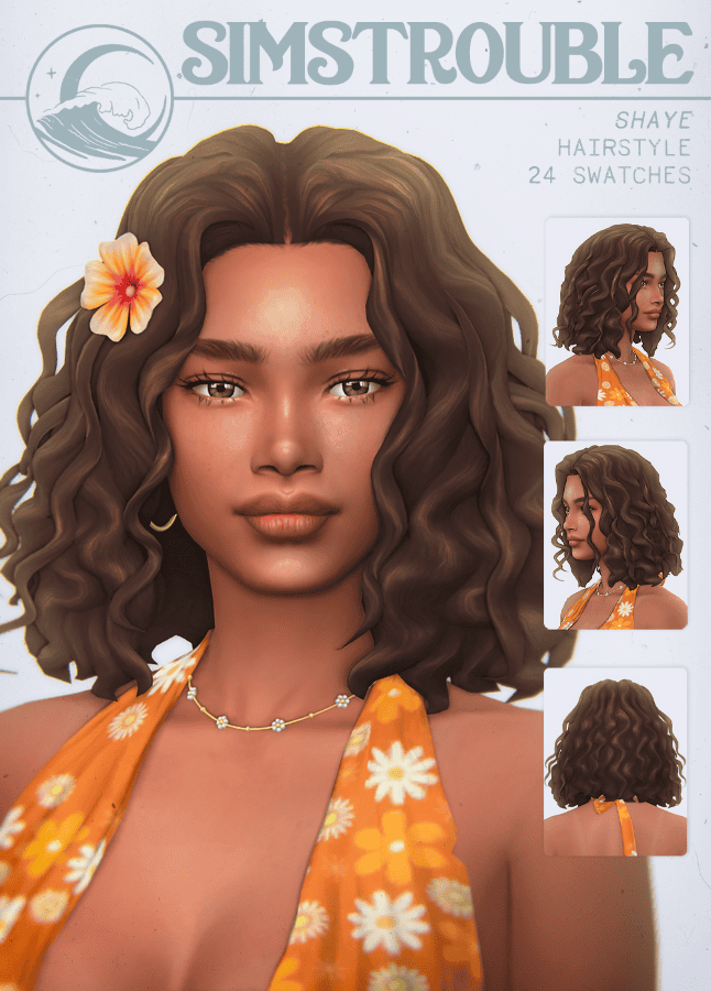 Sims 4 Curly Hairstyles Unisex