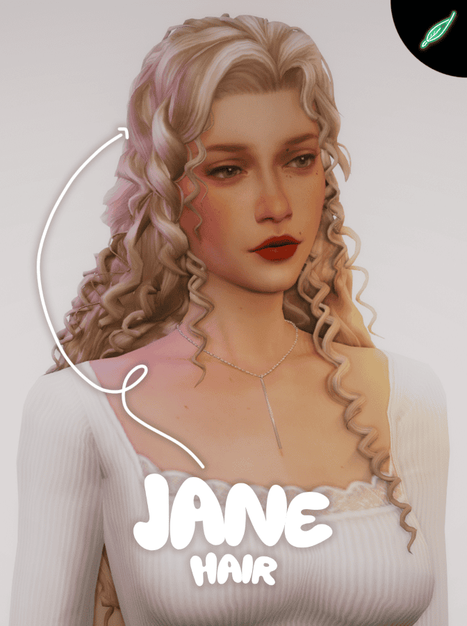 Sims 4 Curly Hairstyles jane