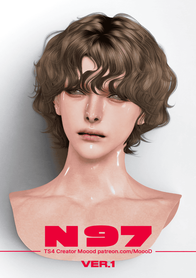 Sims 4 Curly Hairstyles male