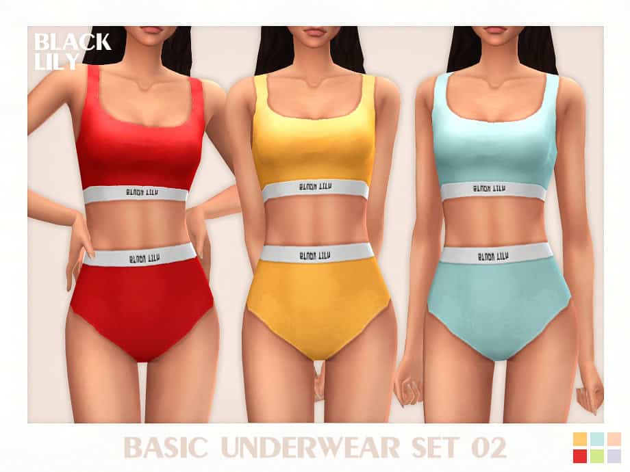 Sims 4 Lingerie CC Basic