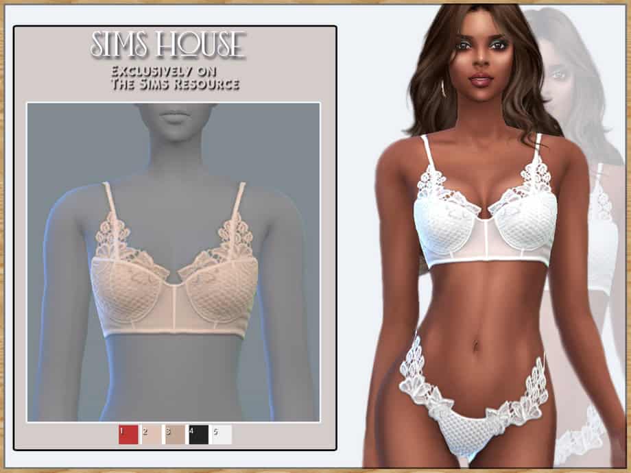 Sims 4 Lingerie CC LINGERIE SET