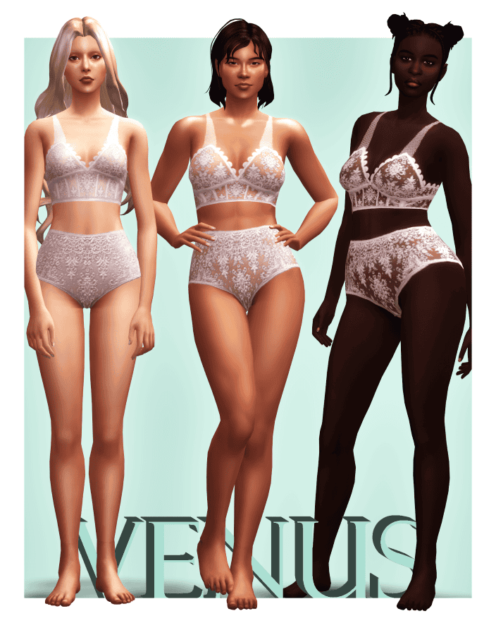 Sims 4 Lingerie CC Lingerie Set