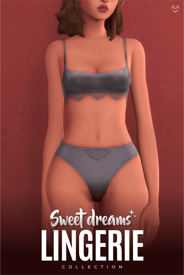 Sims 4 Lingerie CC Maeve