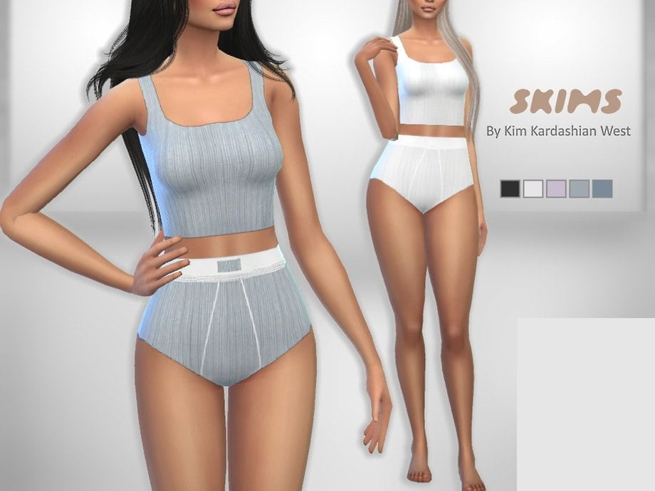 Sims 4 Lingerie CC Skims
